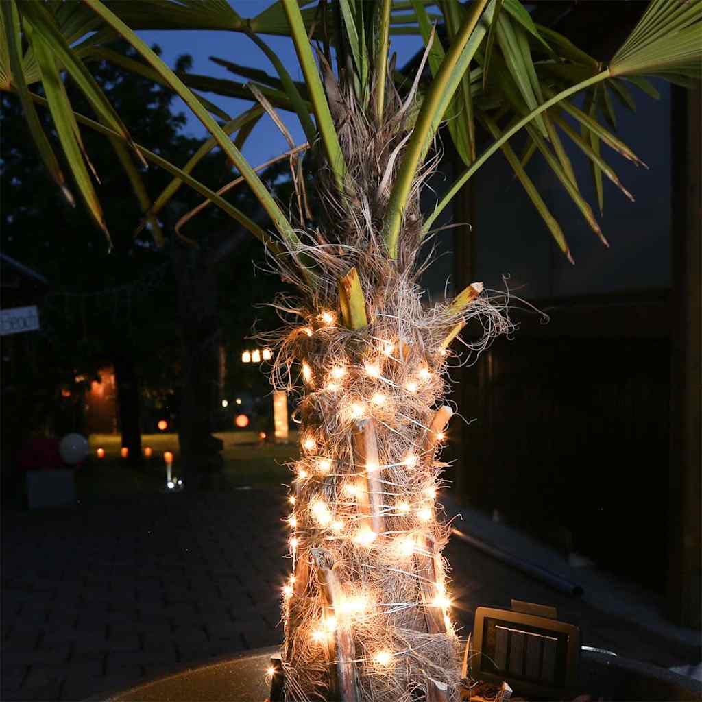 Hi Garten-Lichterkette Mit Leds Solar 20 M Kupfer