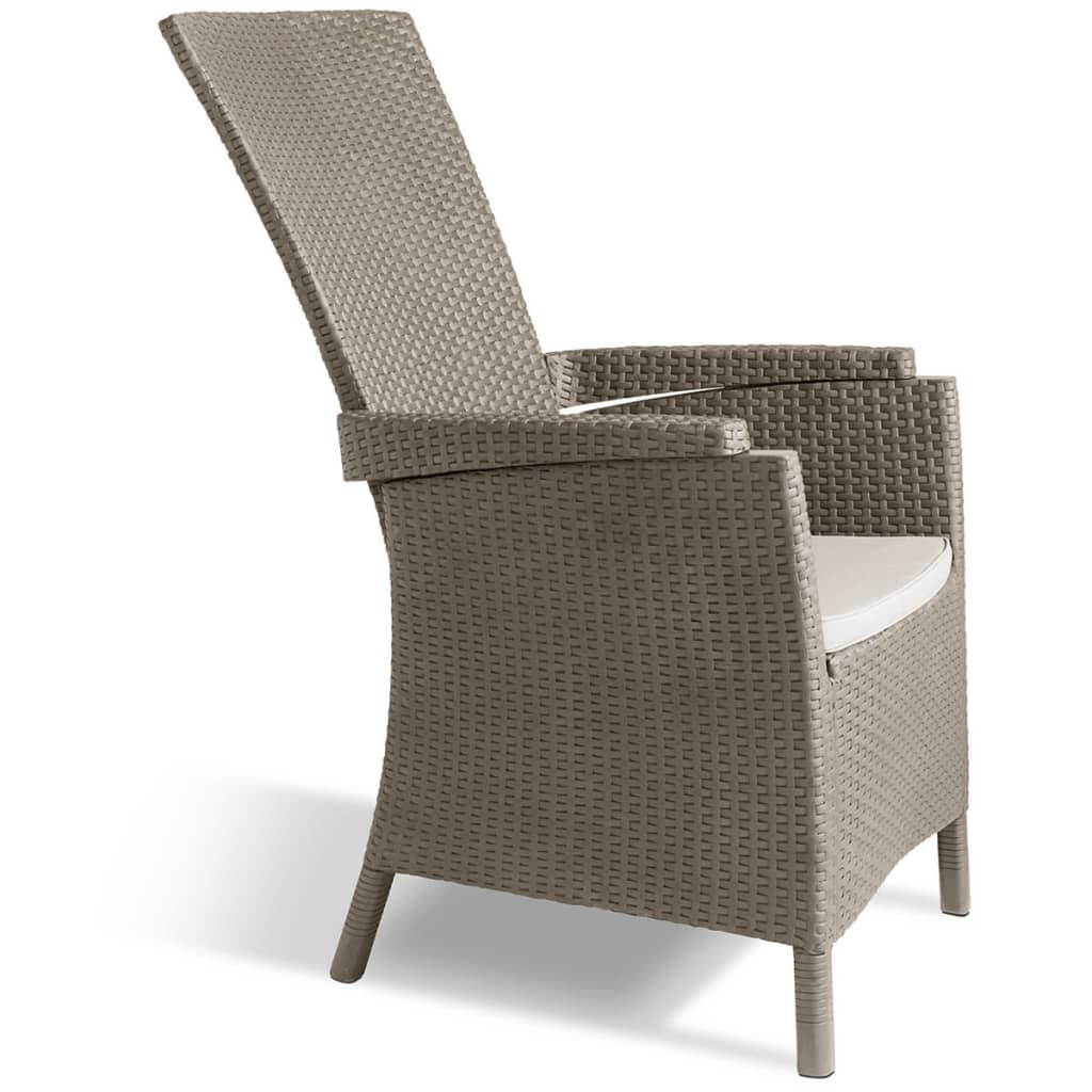 Keter Gartensessel Vermont 2 Stk. Verstellbar