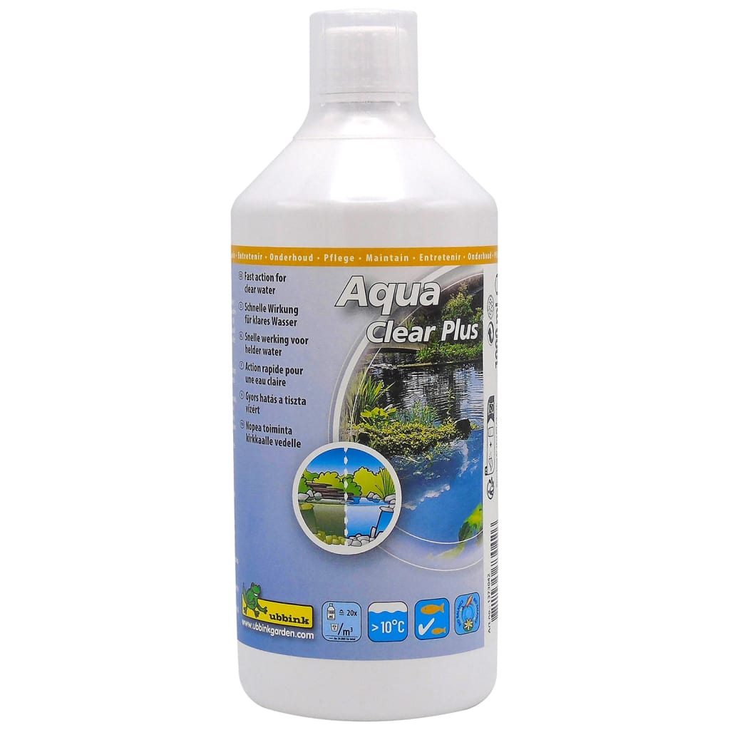 Ubbink Teich-Wasseraufbereiter Aqua Clear Plus 1000Ml Für 20000L