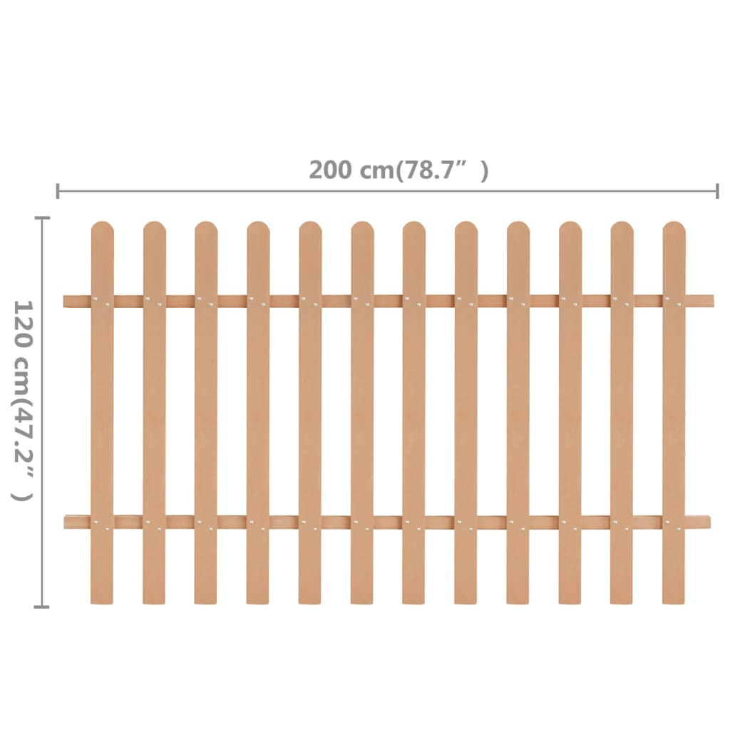 Lattenzaun Wpc 200X