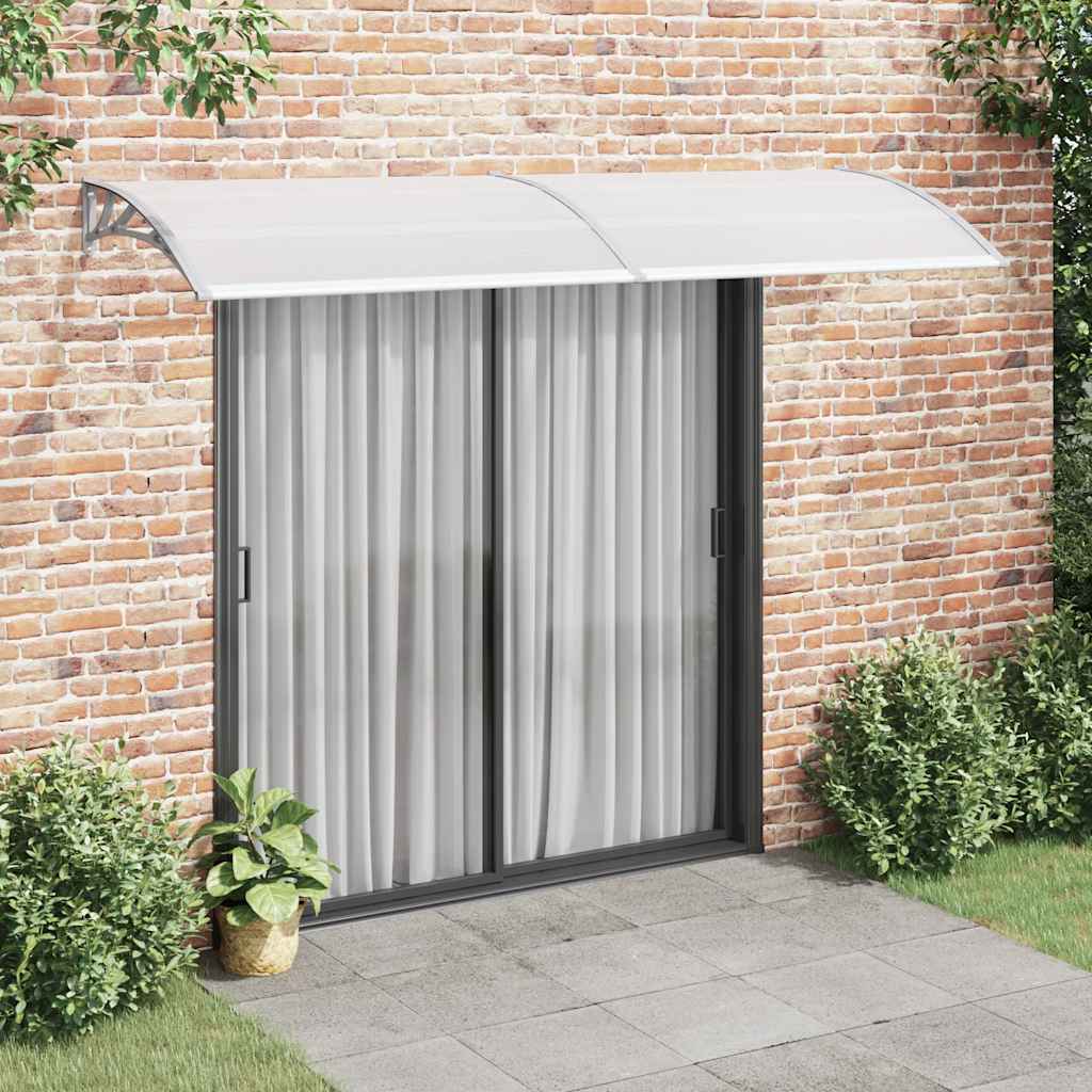 Türvordach Schwarz Polycarbonat