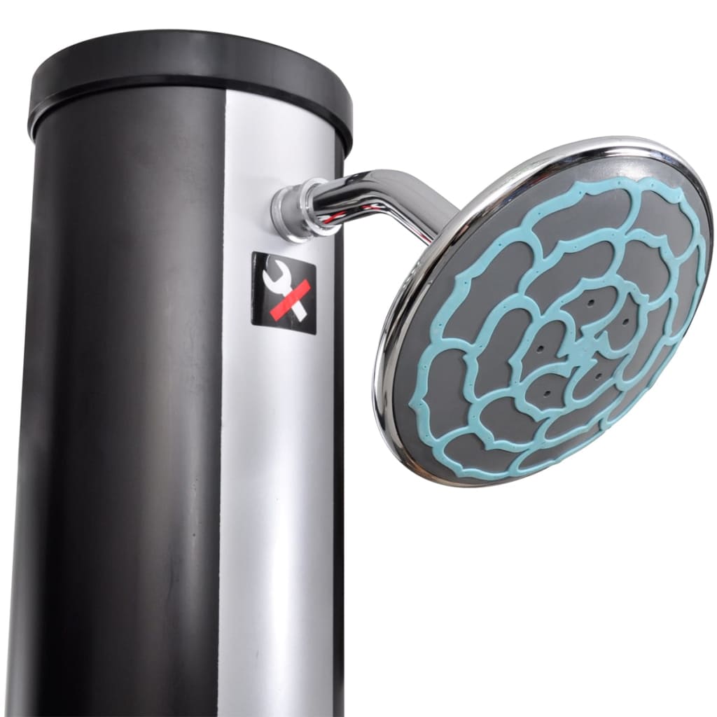 Solardusche Mit Kopfbrause Und Armatur 35 L