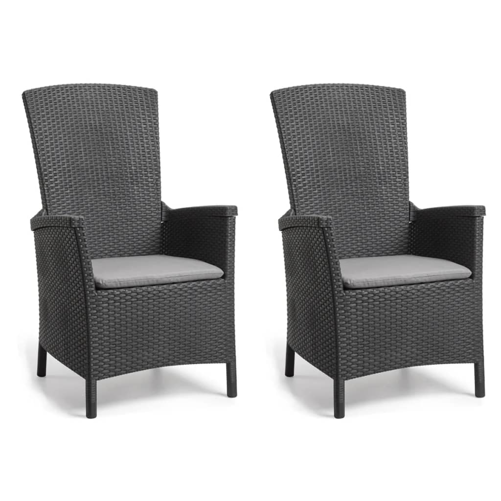 Keter Gartensessel Vermont 2 Stk. Verstellbar