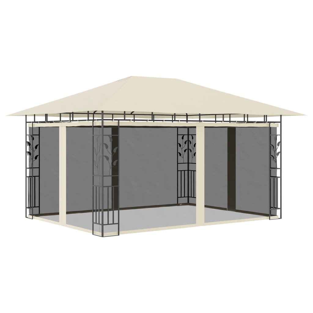 Pavillon Mit Moskitonetz 6X3X2,73 M