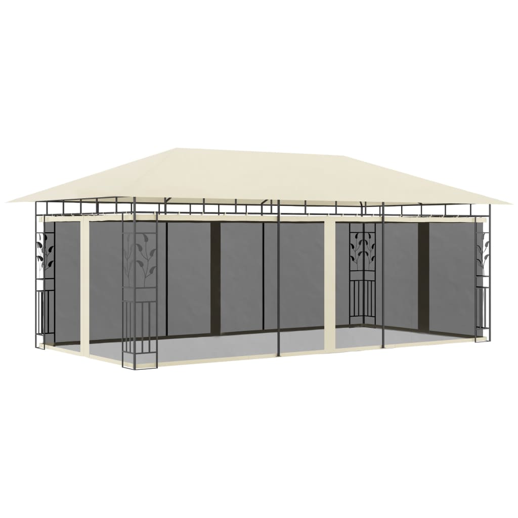 Pavillon Mit Moskitonetz 6X3X2,73 M