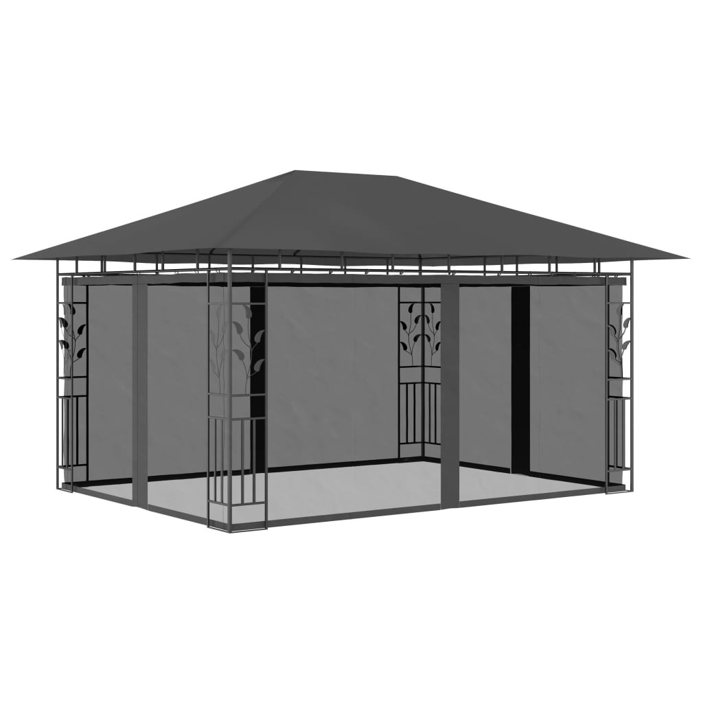 Pavillon Mit Moskitonetz 6X3X2,73 M
