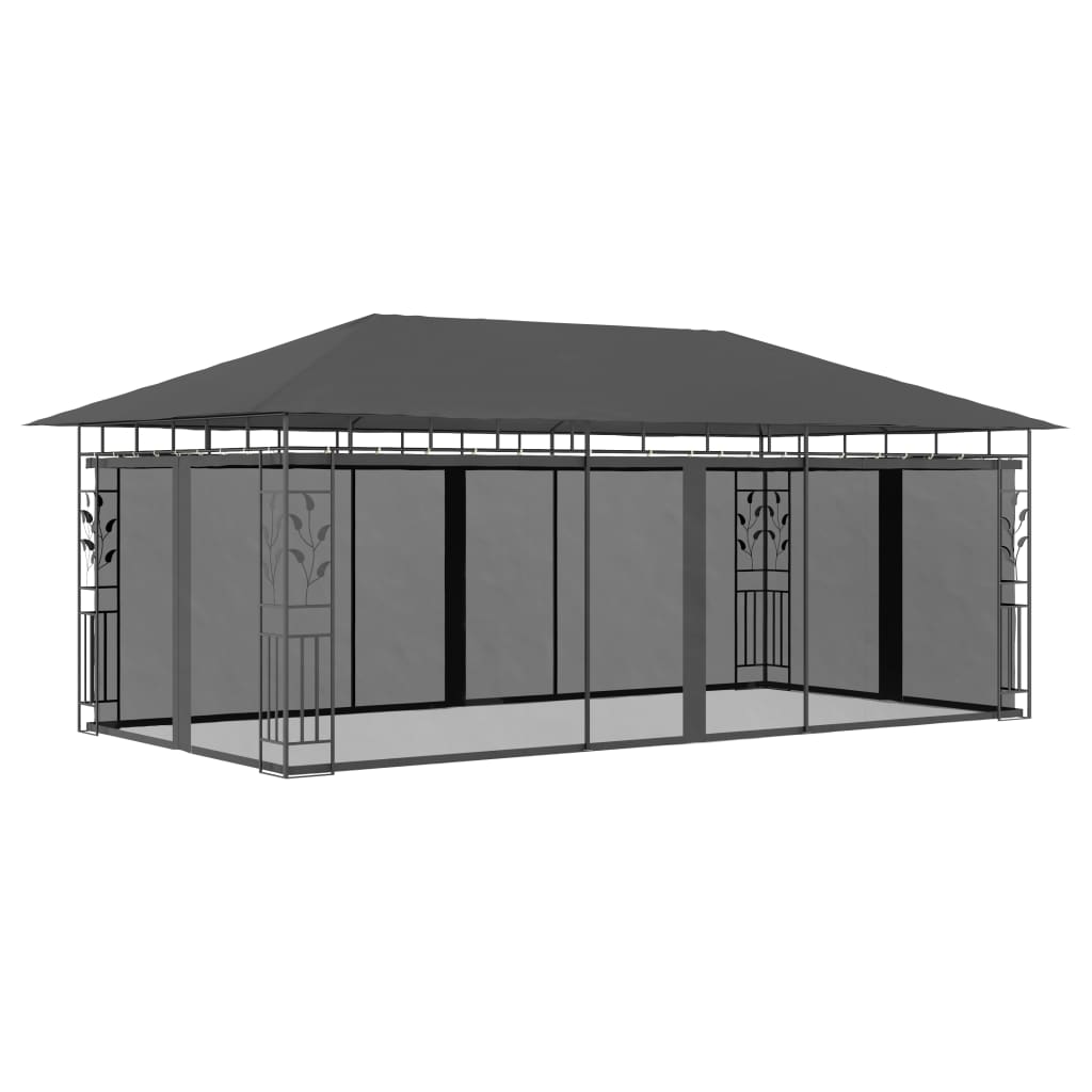 Pavillon Mit Moskitonetz 6X3X2,73 M