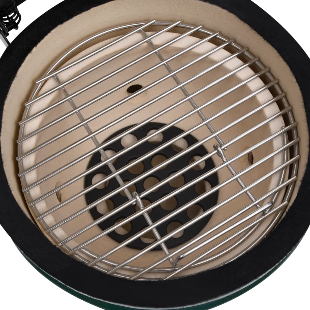 2-In-1 Kamado-Grill Smoker Keramik 56 Cm