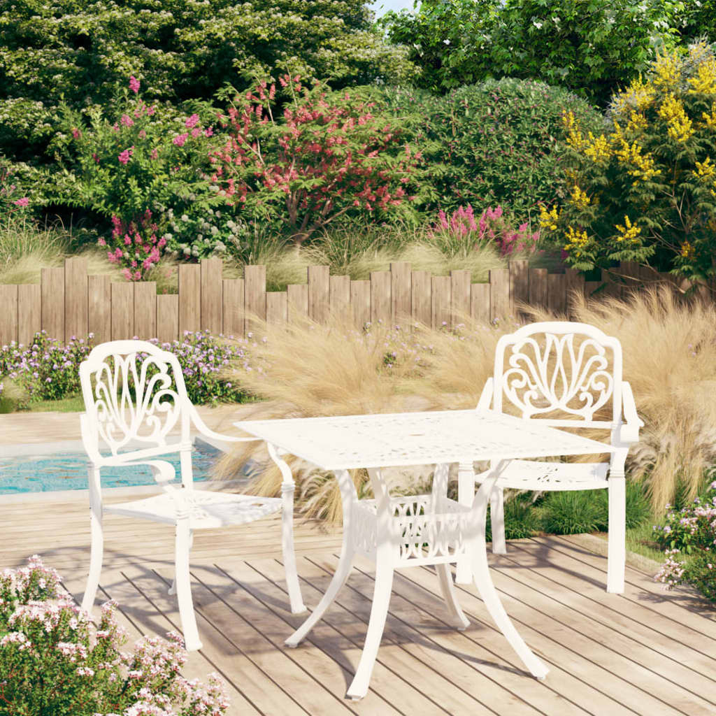 5-Tlg. Bistro-Set Aluminiumguss Bronzen