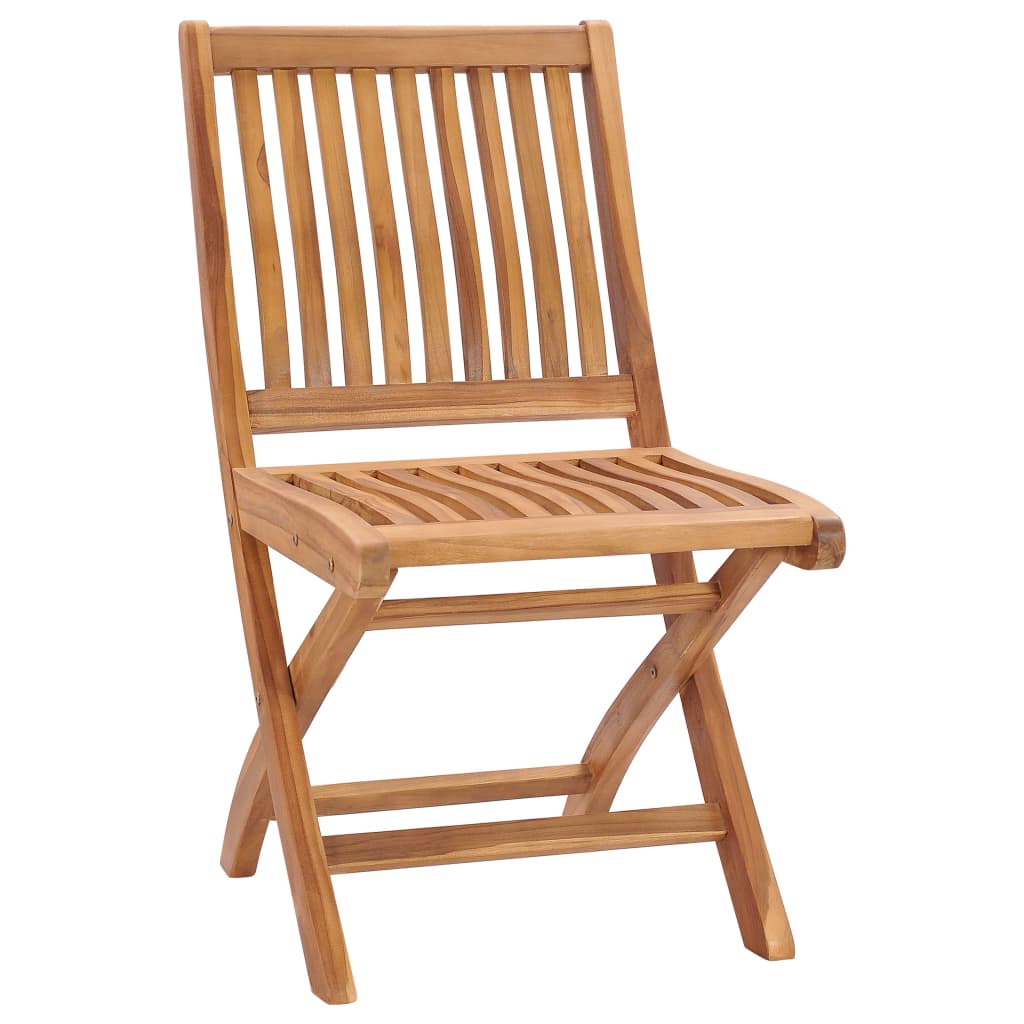 Klappbare Gartenstühle Mit Kissen 8 Stk. Massivholz Teak Knallgrün