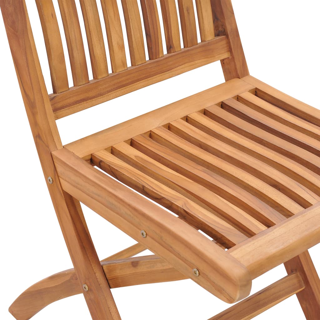 Klappbare Gartenstühle Mit Kissen 8 Stk. Massivholz Teak Knallgrün