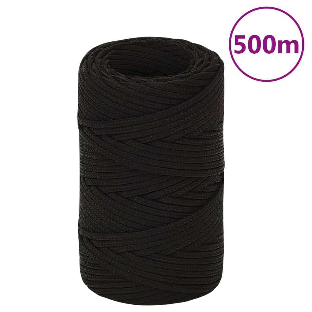 Arbeitsseil Polyester Schwarz