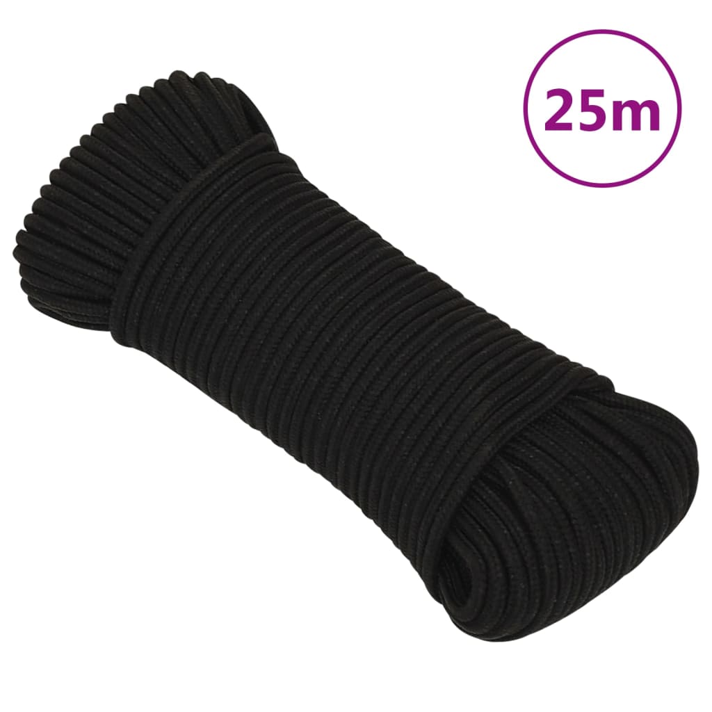Arbeitsseil Polyester Schwarz