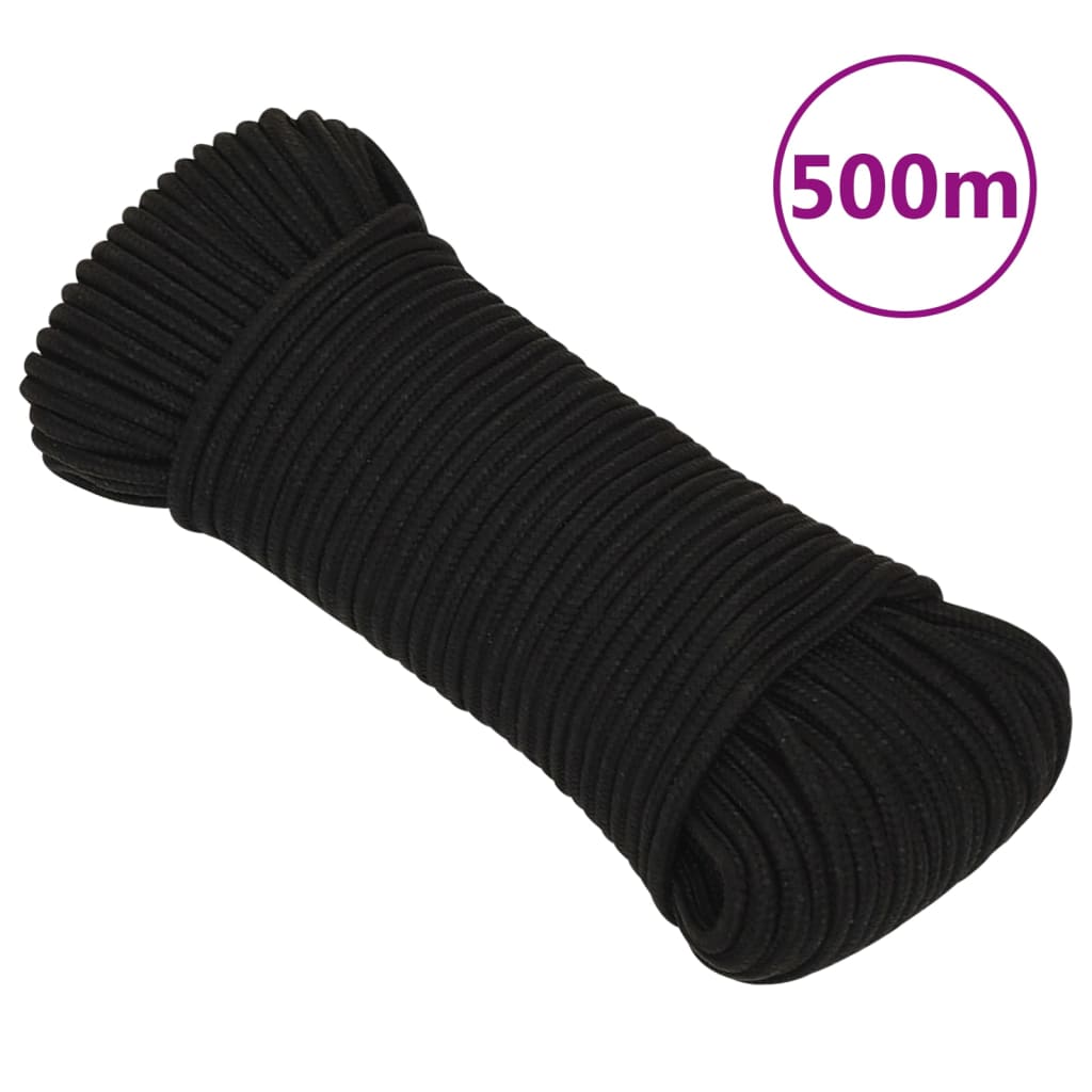 Arbeitsseil Polyester Schwarz