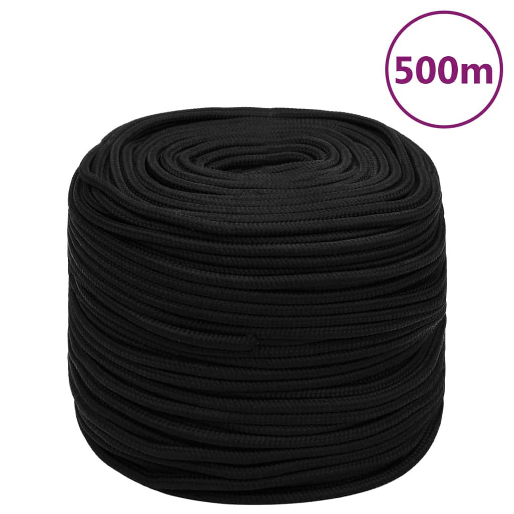 Arbeitsseil Polyester Schwarz