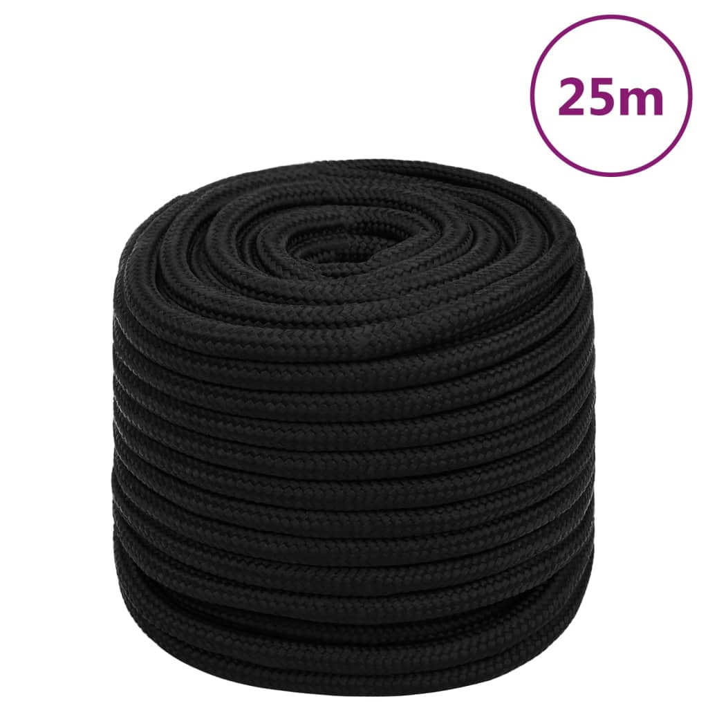 Arbeitsseil Polyester Schwarz