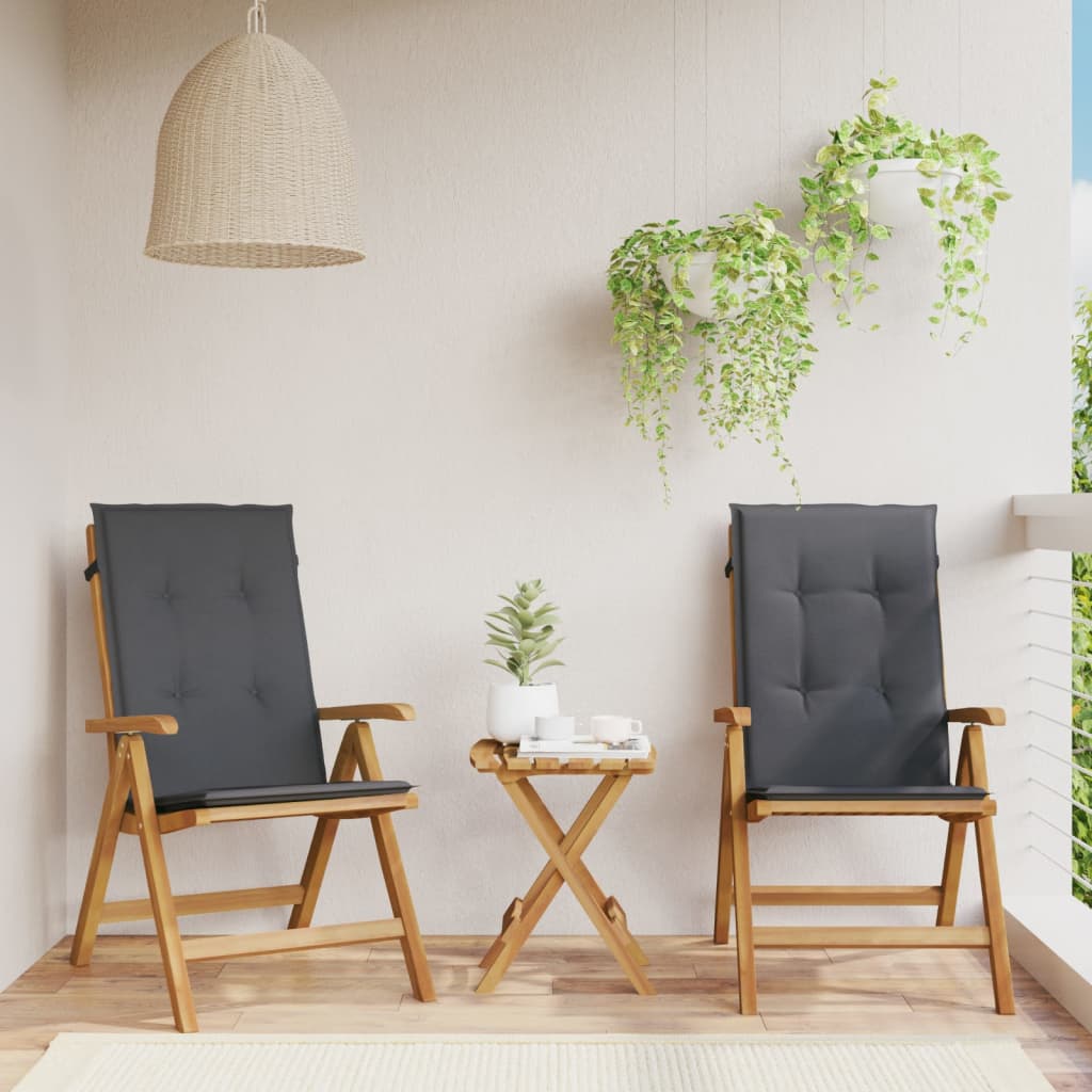 Gartenstühle Mit Kissen 6 Stk. Massivholz Teak
