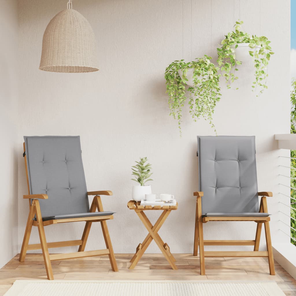 Gartenstühle Mit Kissen 6 Stk. Massivholz Teak