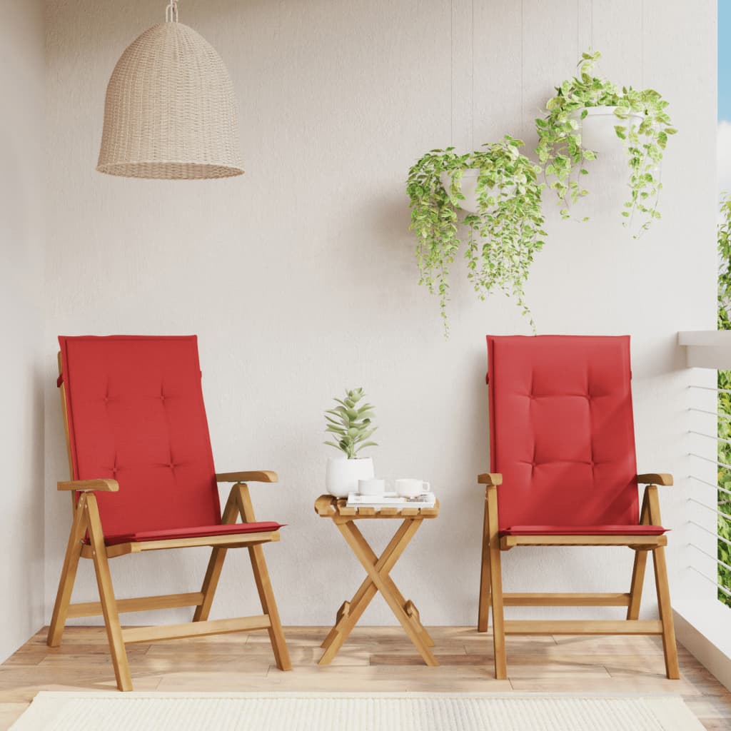 Gartenstühle Mit Kissen 6 Stk. Massivholz Teak