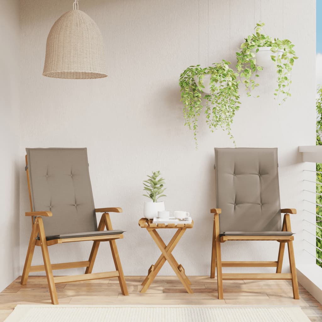 Gartenstühle Mit Kissen 6 Stk. Massivholz Teak