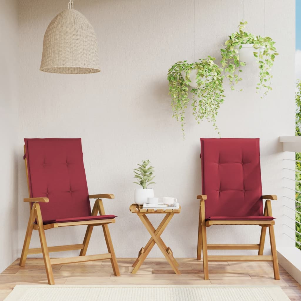 Gartenstühle Mit Kissen 6 Stk. Massivholz Teak
