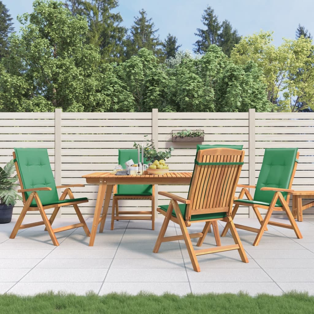 Gartenstühle Mit Kissen 6 Stk. Massivholz Teak