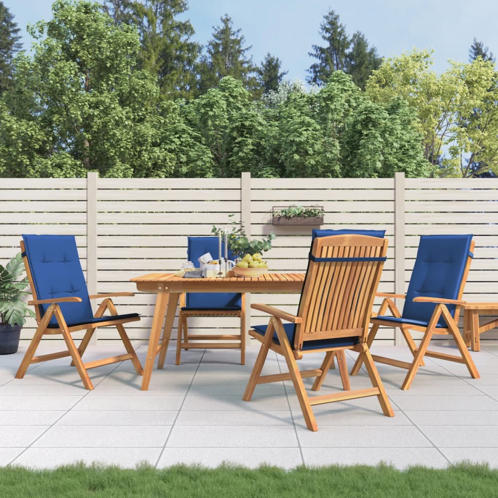 Gartenstühle Mit Kissen 6 Stk. Massivholz Teak