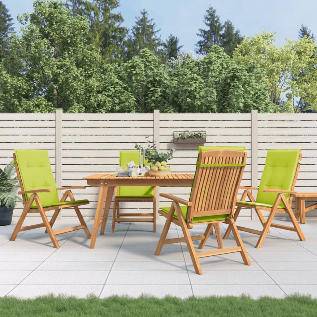 Gartenstühle Mit Kissen 6 Stk. Massivholz Teak