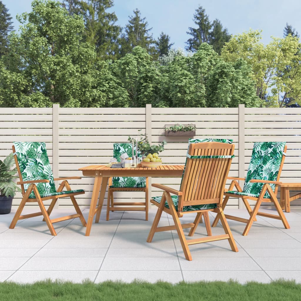 Gartenstühle Mit Kissen 6 Stk. Massivholz Teak