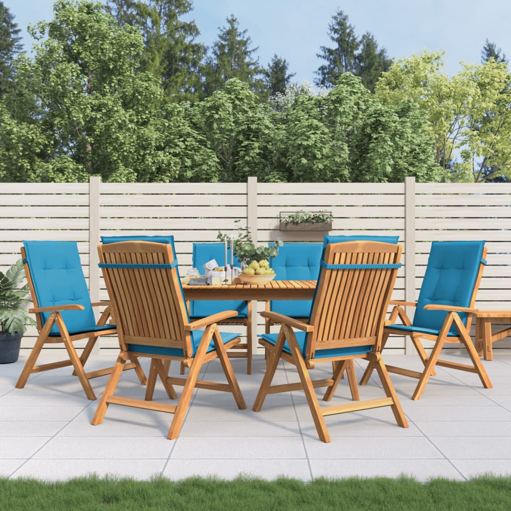 Gartenstühle Mit Kissen 6 Stk. Massivholz Teak