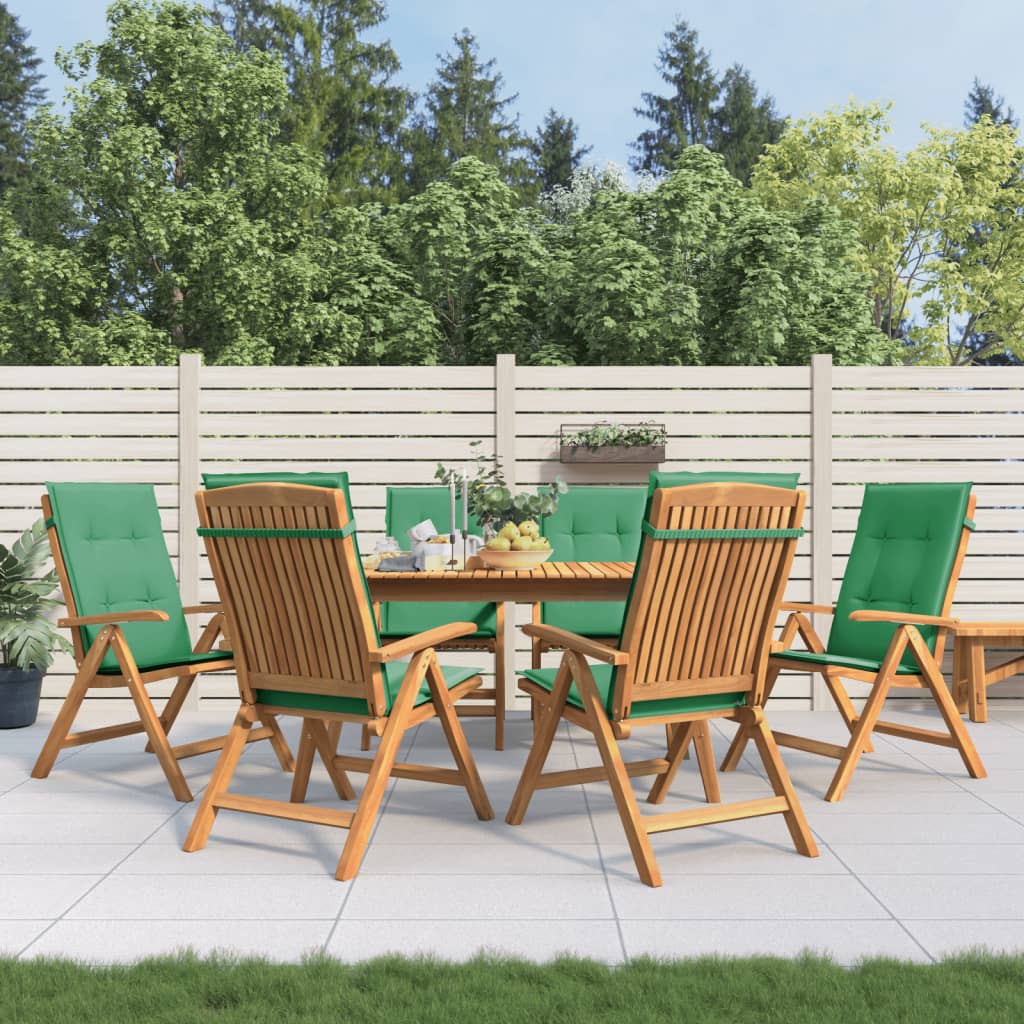 Gartenstühle Mit Kissen 6 Stk. Massivholz Teak