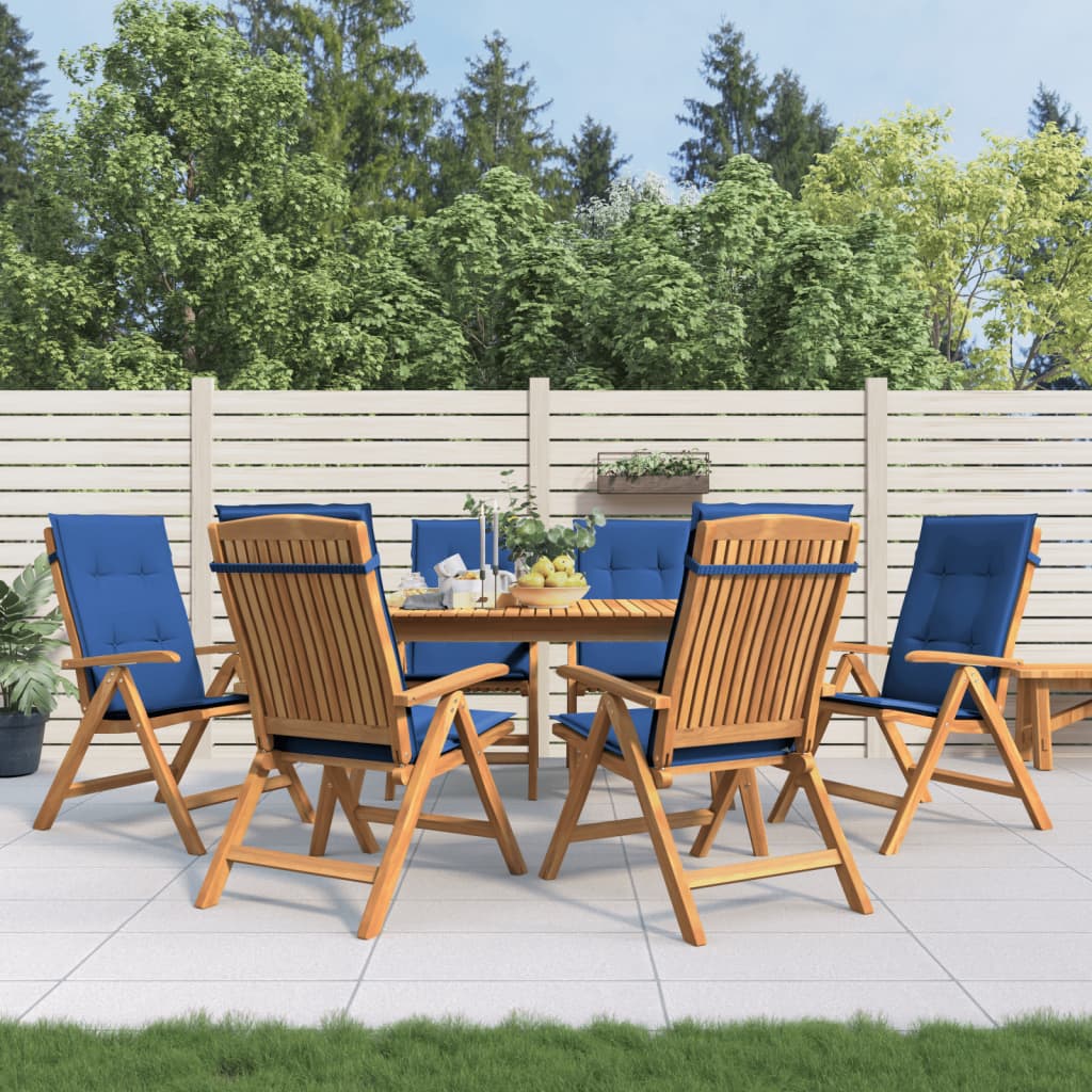 Gartenstühle Mit Kissen 6 Stk. Massivholz Teak