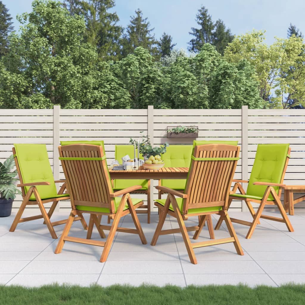 Gartenstühle Mit Kissen 6 Stk. Massivholz Teak