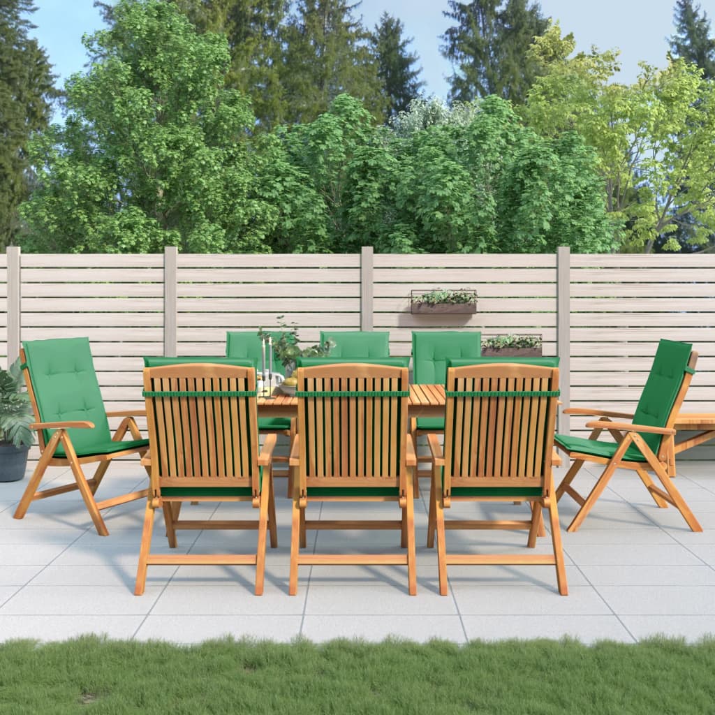 Gartenstühle Mit Kissen 6 Stk. Massivholz Teak