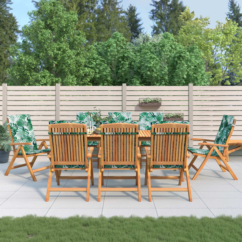 Gartenstühle Mit Kissen 6 Stk. Massivholz Teak