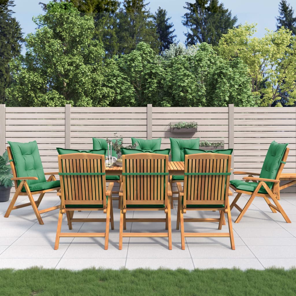Gartenstühle Mit Kissen 6 Stk. Massivholz Teak