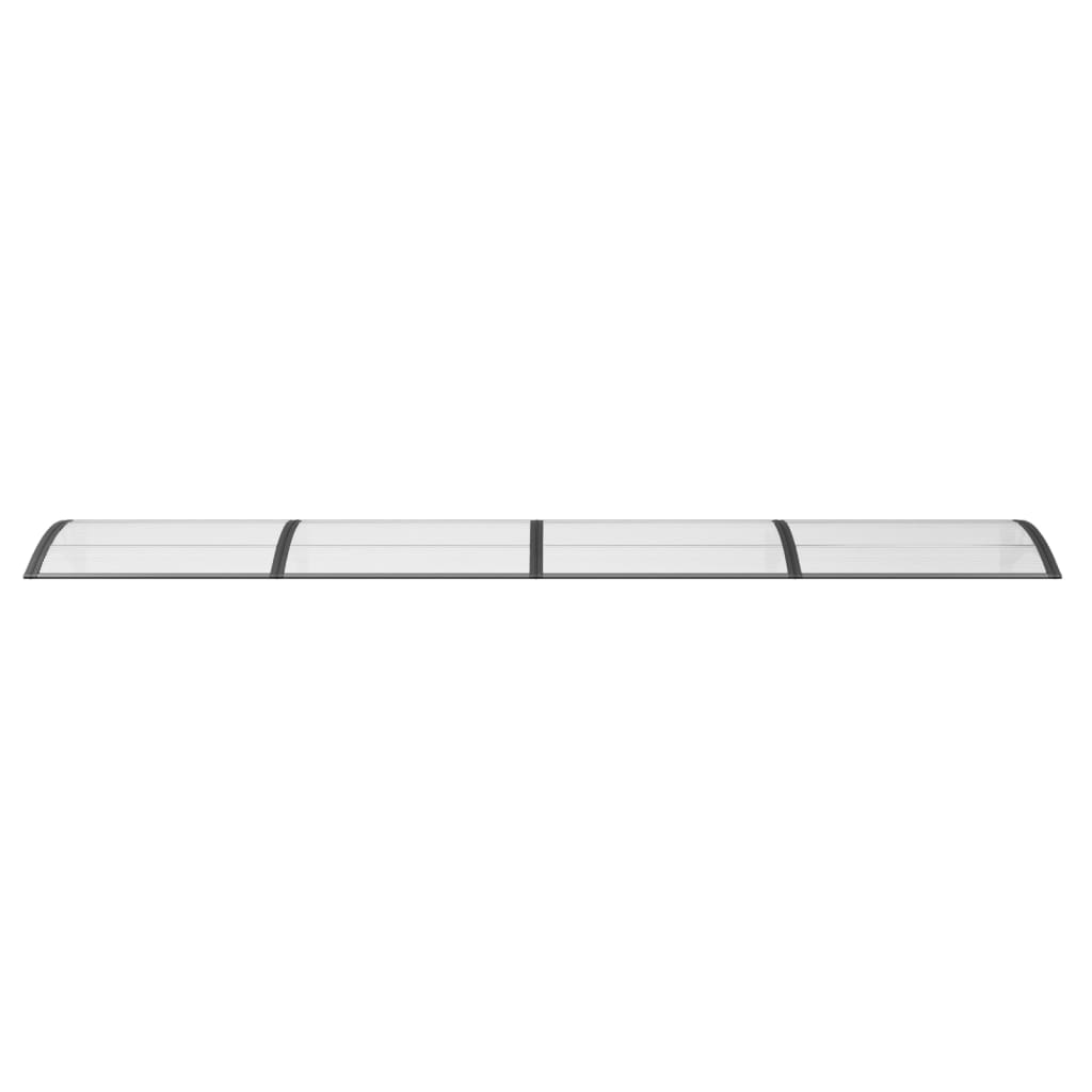 Türvordach Schwarz Polycarbonat