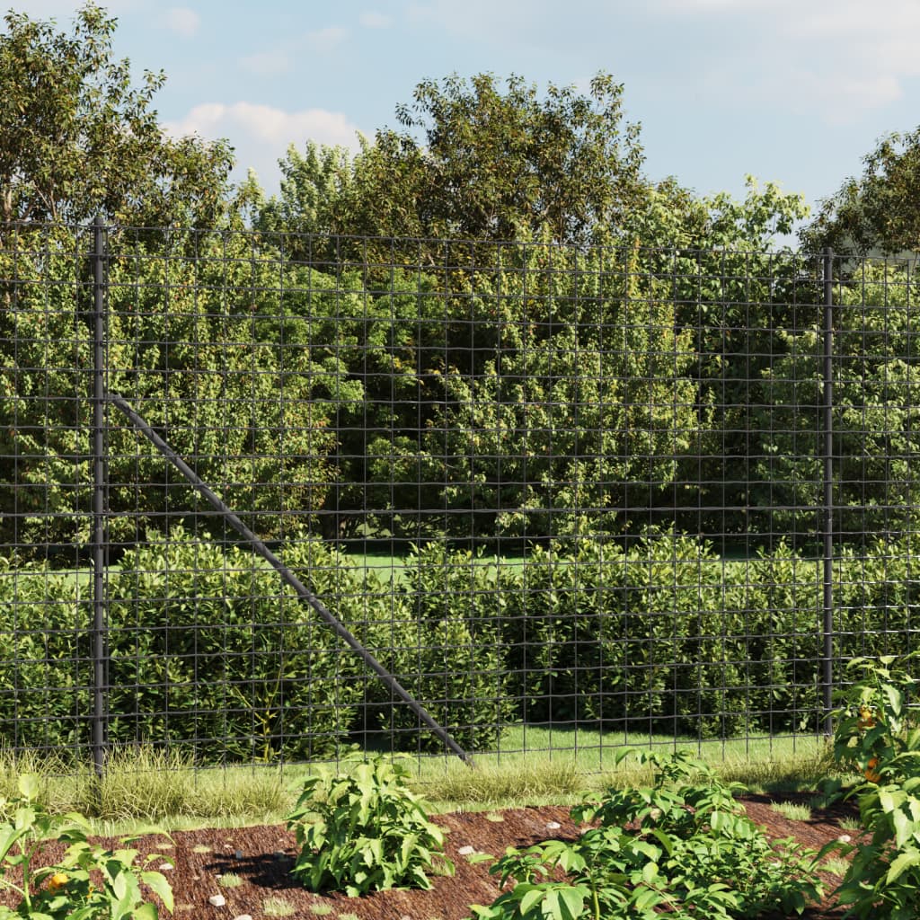 Maschendrahtzaun Mit Bodenhülsen 2,2X25 M