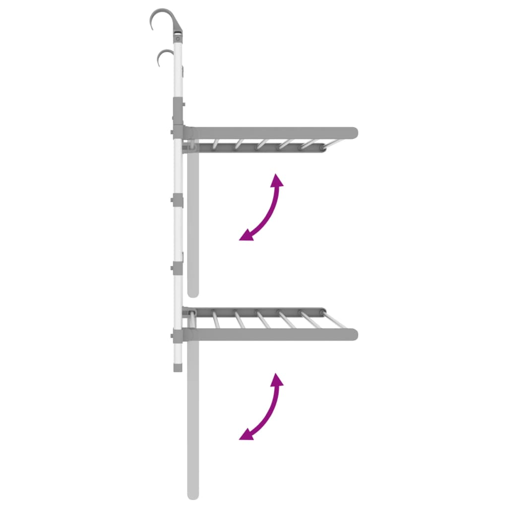 Wäschetrockner Für Balkon Aluminium