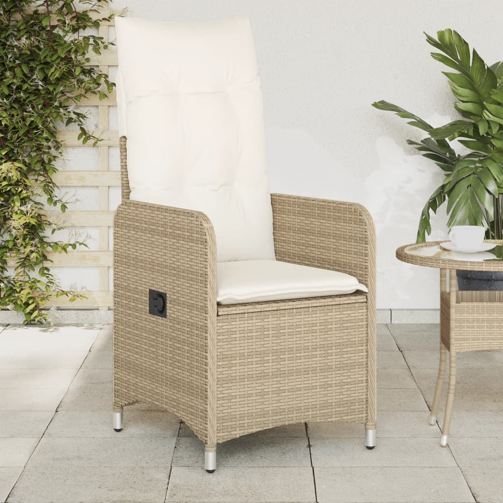 Outdoor-Lehnstühle 2 Stk. Poly-Rattan