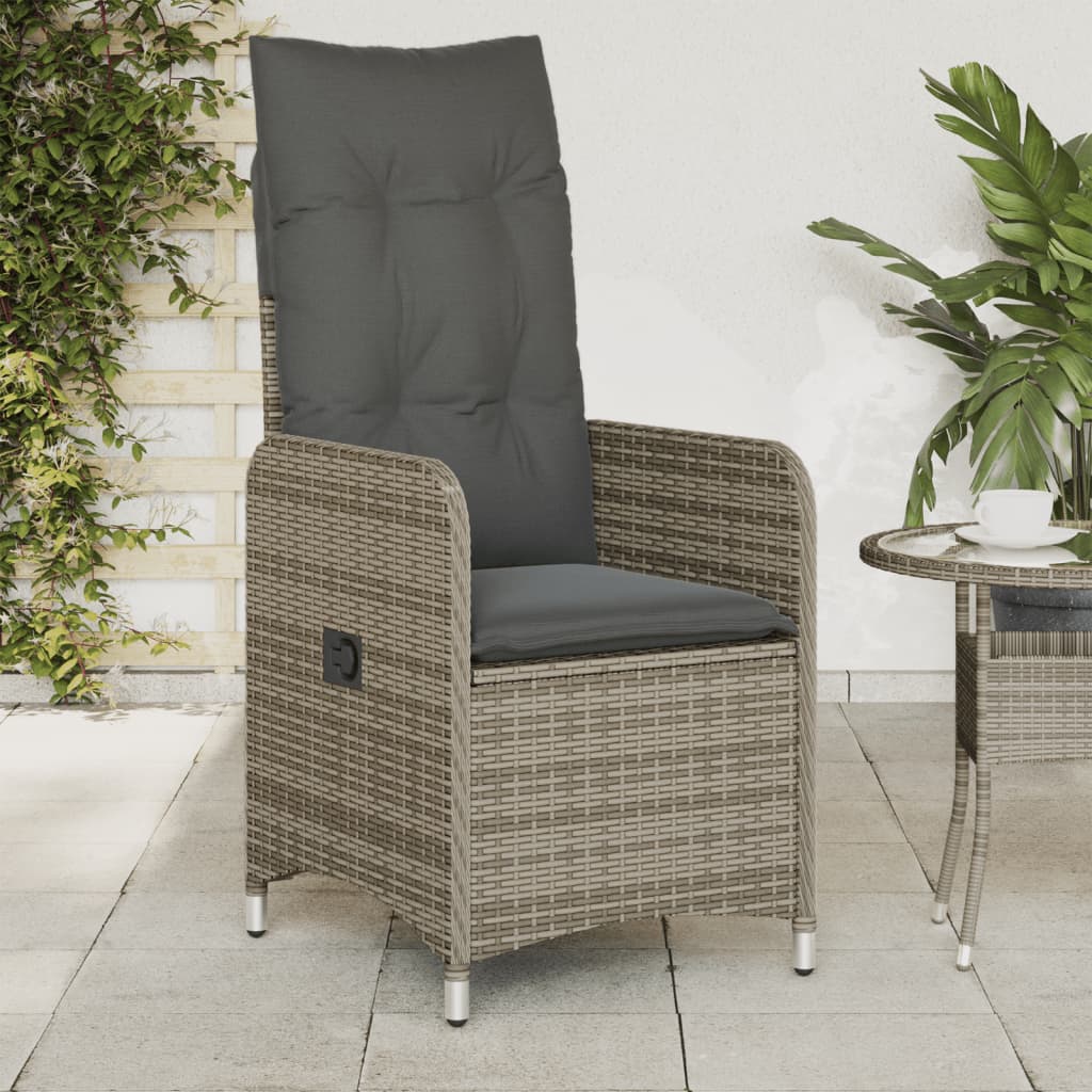 Outdoor-Lehnstühle 2 Stk. Poly-Rattan