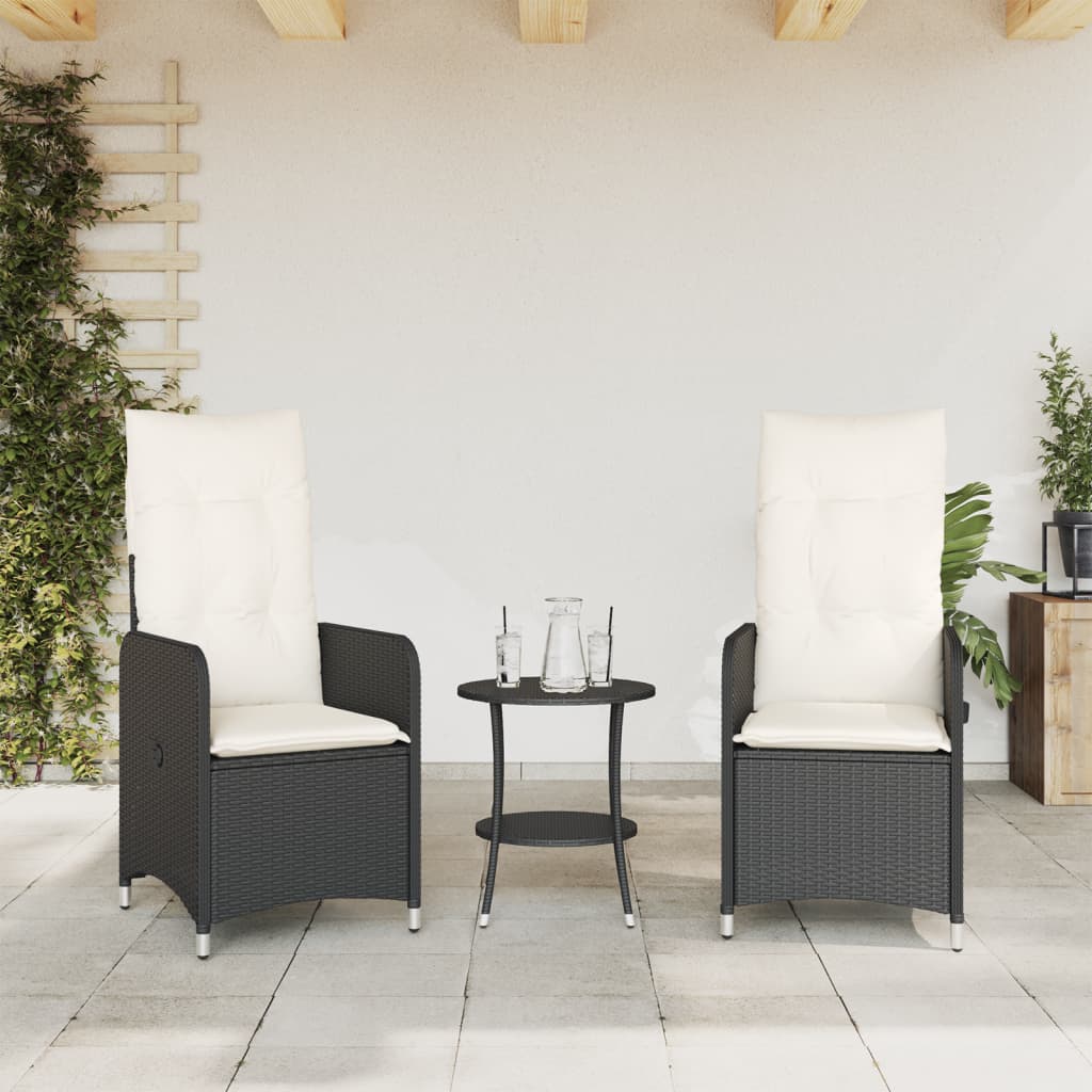 Outdoor-Lehnstühle 2 Stk. Poly-Rattan