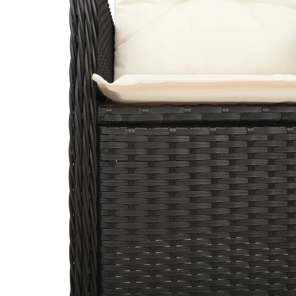 Outdoor-Lehnstühle 2 Stk. Poly-Rattan