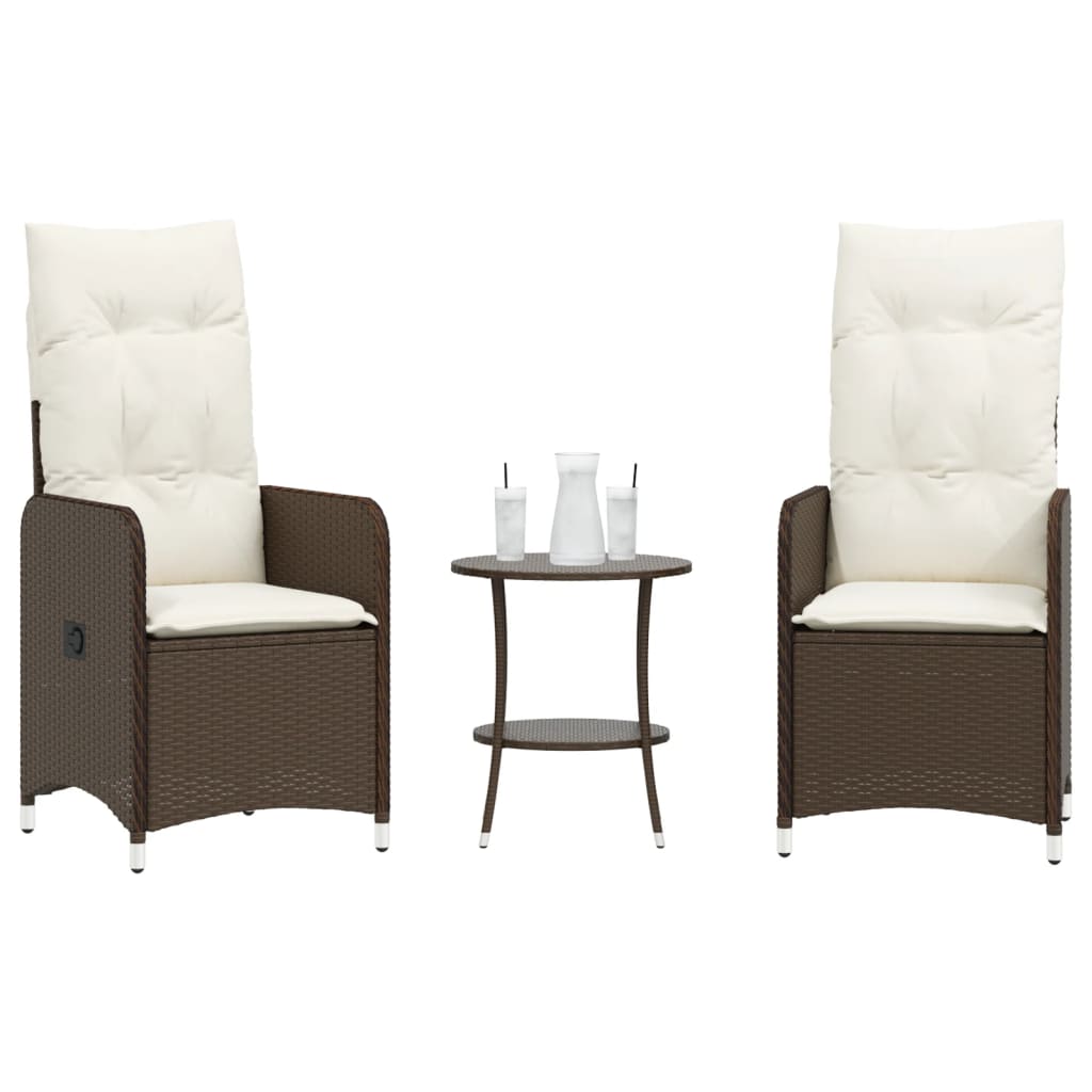 Outdoor-Lehnstühle 2 Stk. Poly-Rattan