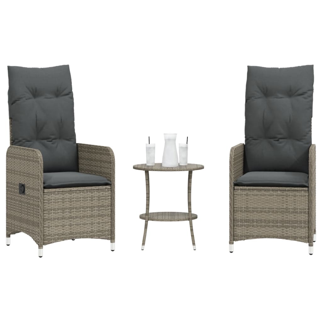 Outdoor-Lehnstühle 2 Stk. Poly-Rattan