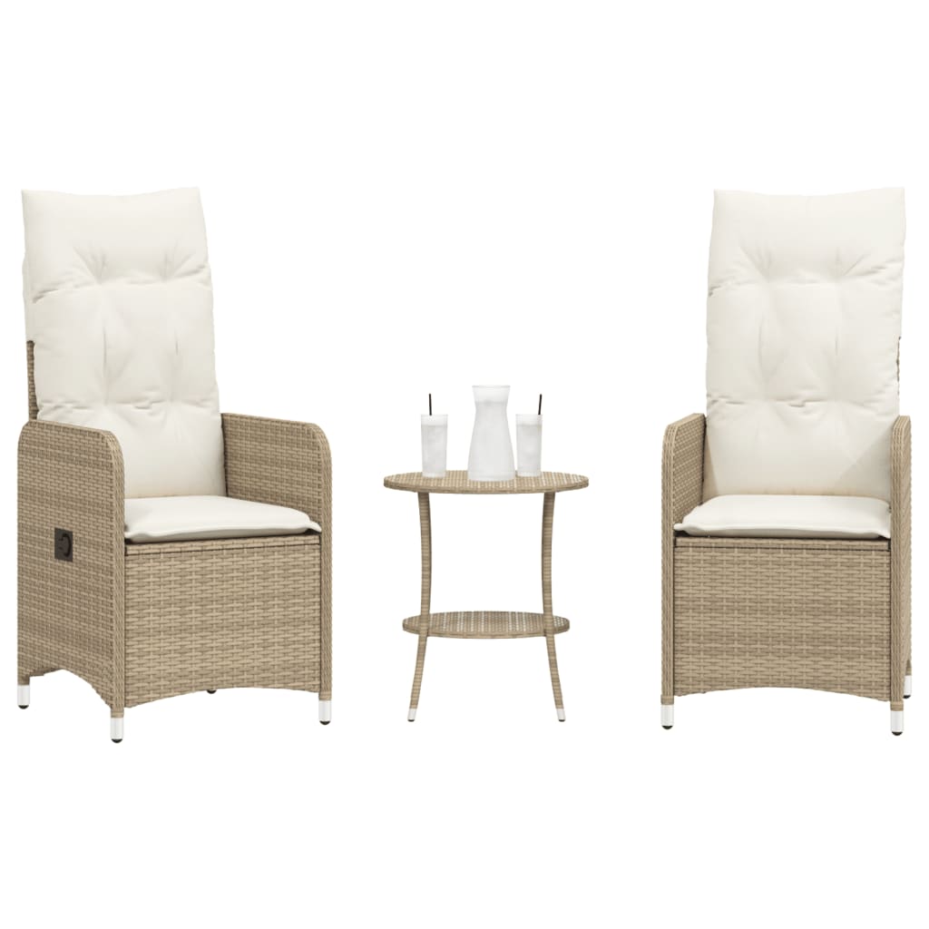 Outdoor-Lehnstühle 2 Stk. Poly-Rattan