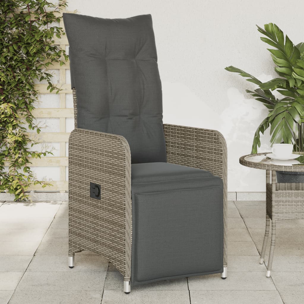 Outdoor-Lehnstühle 2 Stk. Poly-Rattan