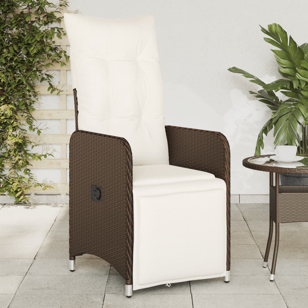 Outdoor-Lehnstühle 2 Stk. Poly-Rattan