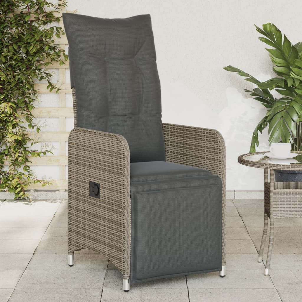 Outdoor-Lehnstühle 2 Stk. Poly-Rattan