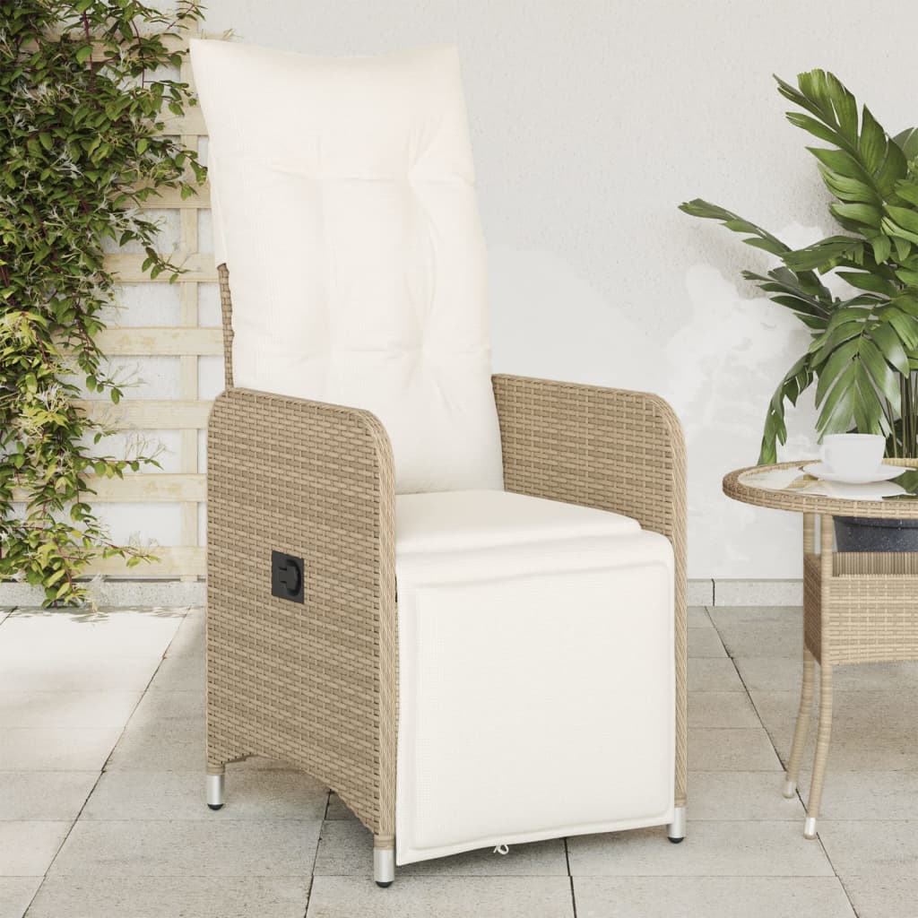 Outdoor-Lehnstühle 2 Stk. Poly-Rattan